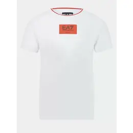 EA7 EMPORIO ARMANI: Белая футболка 