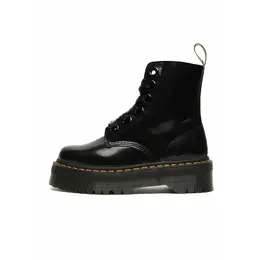 Dr. Martens: Чёрные ботинки 