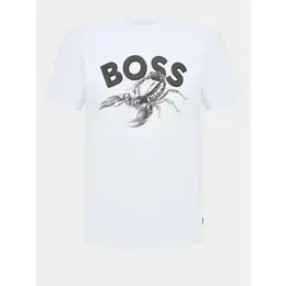 BOSS: Белая футболка 