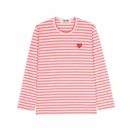 Comme des Garcons PLAY: Тёмная футболка 