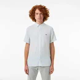 LACOSTE: Белая рубашка 
