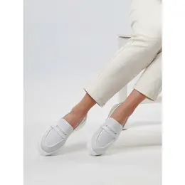 Pierre Cardin: Белые лоферы 