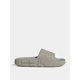adidas Originals: Серые шлёпанцы 