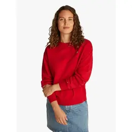 TOMMY HILFIGER: Красный свитшот 