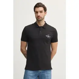 Calvin Klein Jeans: Чёрное поло 