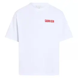 Calvin Klein Jeans: Белая футболка 