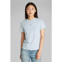Calvin Klein Jeans: Голубая футболка 