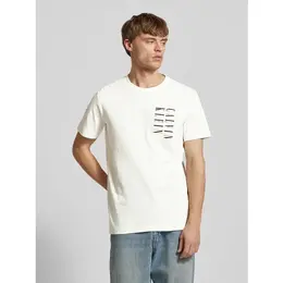 Calvin Klein Jeans: Белая футболка 