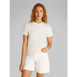 Calvin Klein Jeans: Белая футболка 