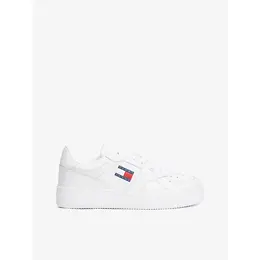 Tommy Jeans: Белые кеды  Essential