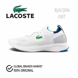 LACOSTE: Белые кроссовки 