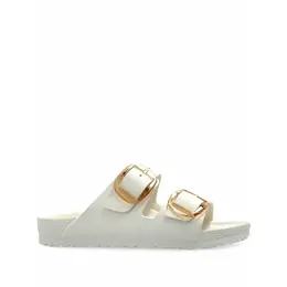 Birkenstock: Белые шлёпанцы 