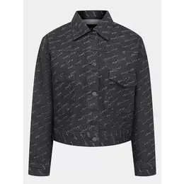 Armani Exchange: Чёрная куртка 
