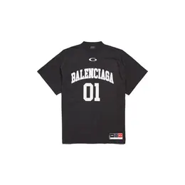 BALENCIAGA: Чёрная футболка 