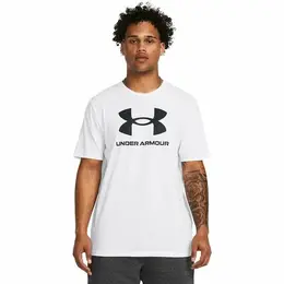 Under Armour: Белая футболка 
