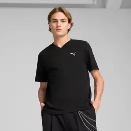 PUMA: Чёрная футболка  Ess