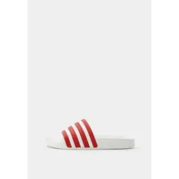 adidas Originals: Красные шлёпанцы 