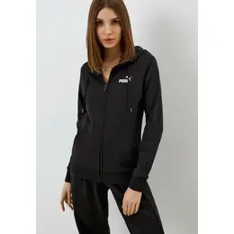 PUMA: Чёрная толстовка  Ess