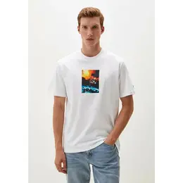 adidas Originals: Белая футболка 