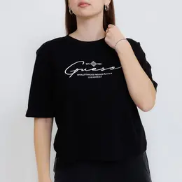 GUESS: Чёрная футболка 