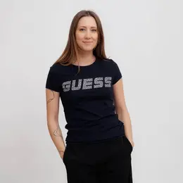 GUESS: Синяя футболка 