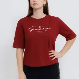 GUESS: Красная футболка 