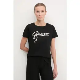 GUESS: Чёрная футболка 