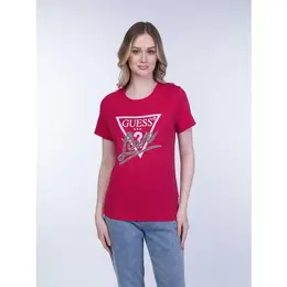 GUESS: Красная футболка 