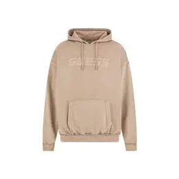 GUESS: Бежевая толстовка 