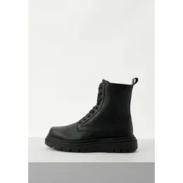 Armani Exchange: Чёрные ботинки 