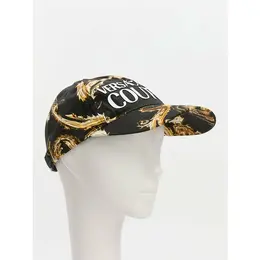Versace Jeans Couture: Чёрная кепка 