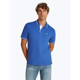Tommy Jeans: Голубое поло 
