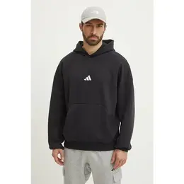 adidas: Чёрная толстовка 