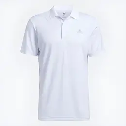 adidas: Белое поло 