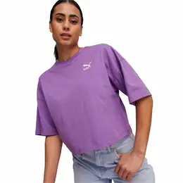 PUMA: Фиолетовая футболка 