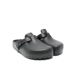 Birkenstock: Чёрные сабо  Boston