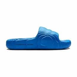 adidas: Синие шлёпанцы 