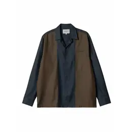 Carhartt WIP: Коричневая рубашка 