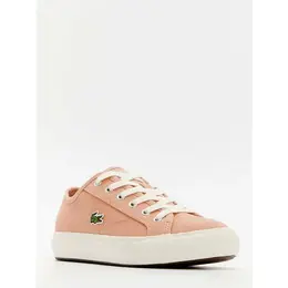 LACOSTE: Розовые кеды 