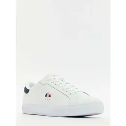 LACOSTE: Белые кеды 