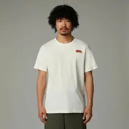The North Face: Бежевая футболка 