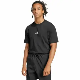 adidas: Чёрная футболка  Essentials