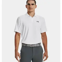 Under Armour: Белое поло 