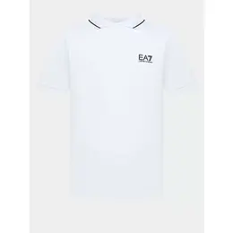 EA7 EMPORIO ARMANI: Белое поло 