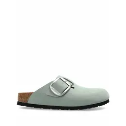 Birkenstock: Зелёные сабо  Boston