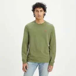 Levi's: Зелёный свитшот  Original