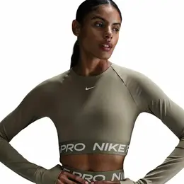 NIKE: Зелёный свитшот  Dri FIT