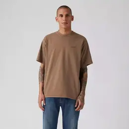 Levi's: Коричневая футболка 