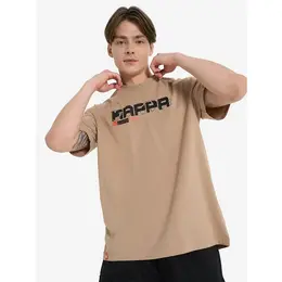 Kappa: Бежевая футболка 