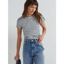 Tommy Jeans: Белая футболка 